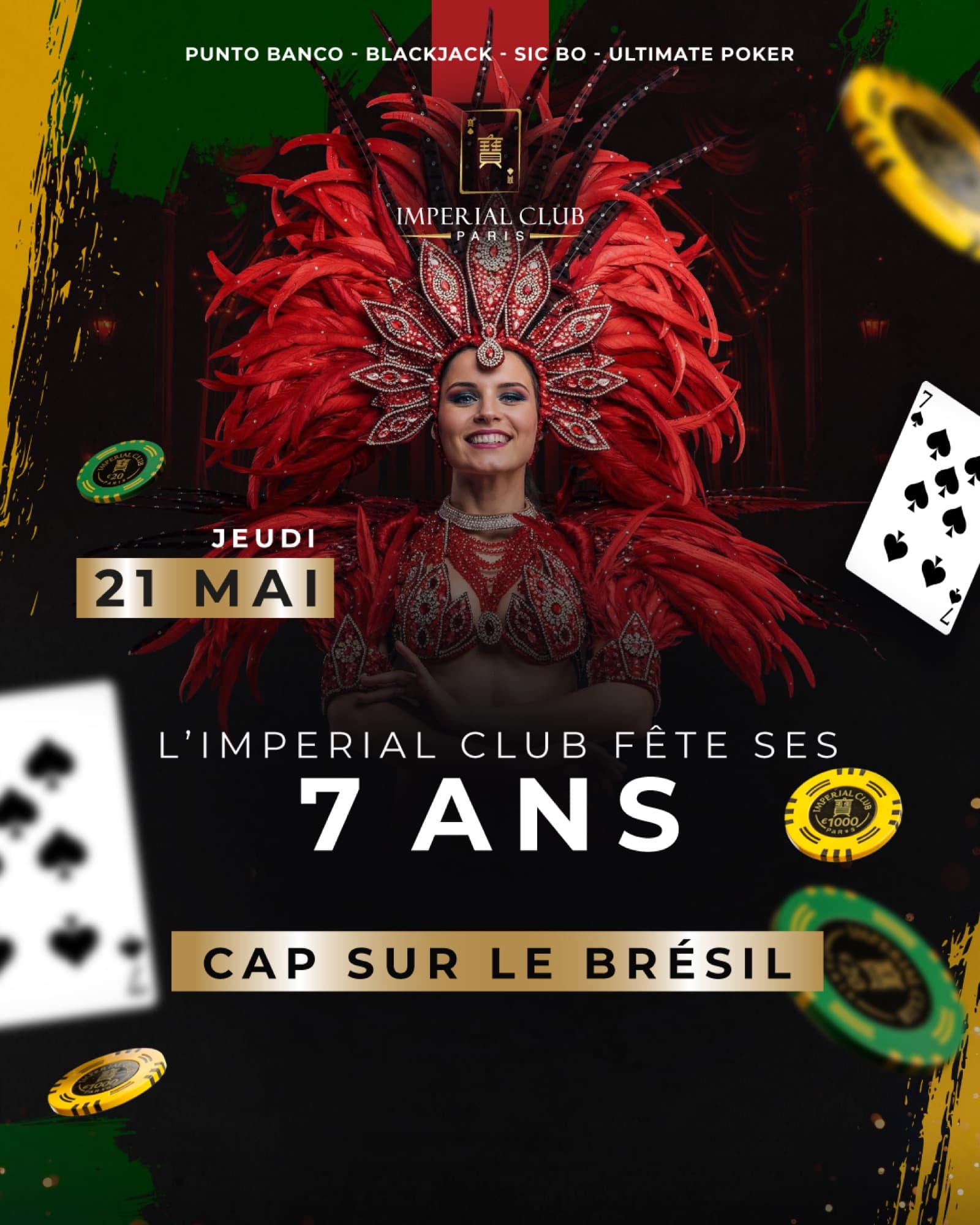 Célébration des sept ans de l’Impérial Club Paris