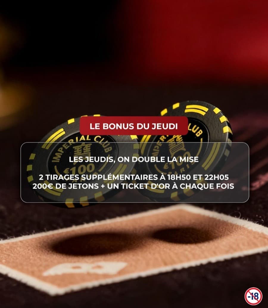 Visuel des deux tirages supplémentaires du jeudi