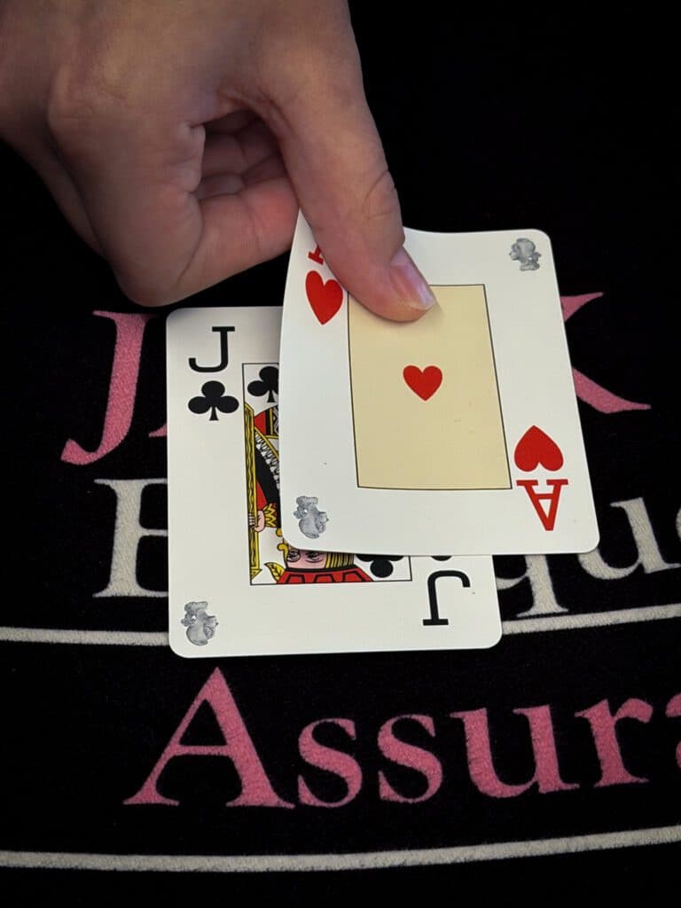 Table de Black Jack de l’Impérial Club Paris